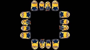 Minions Banana Song, Holographic Animation For Use With HoloQuad Pyramid Hologram MMD