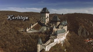 DJI Mini 4 Pro-4K, Hrad Karlštejn, Český kras, travel, Карлштейн, Чехия