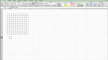 Create a word search in Excel