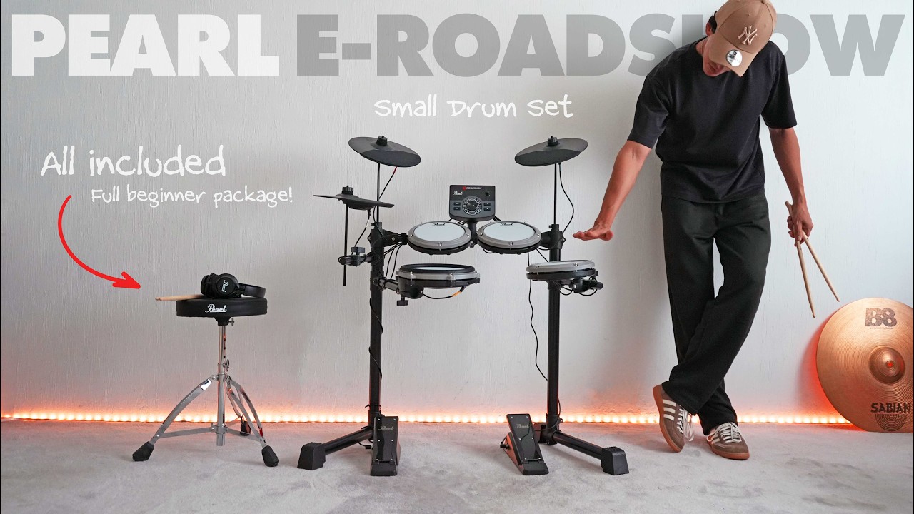 This is Pearl’s cheapest E-DRUM SET - Pearl E-Roadshow (A Full Beginner Package)