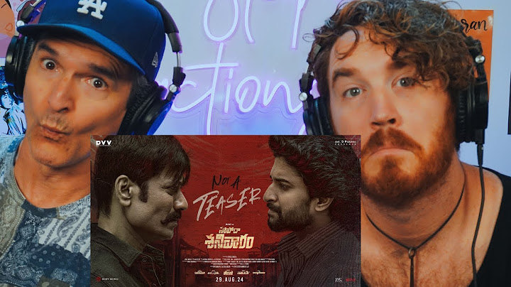 Saripodhaa Sanivaaram - Not a Teaser | Nani | Priyanka | SJ Suryah | REACTION!!