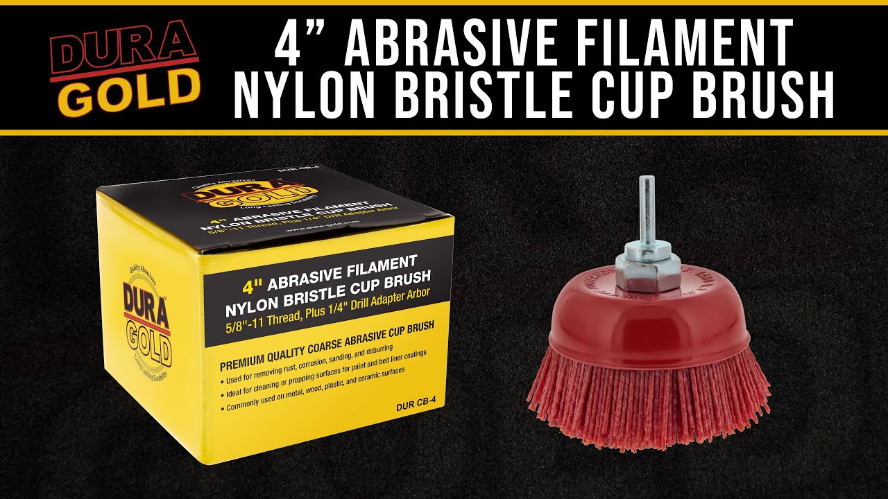 4 x 5/8-11 Nylon Wire Cup Brush