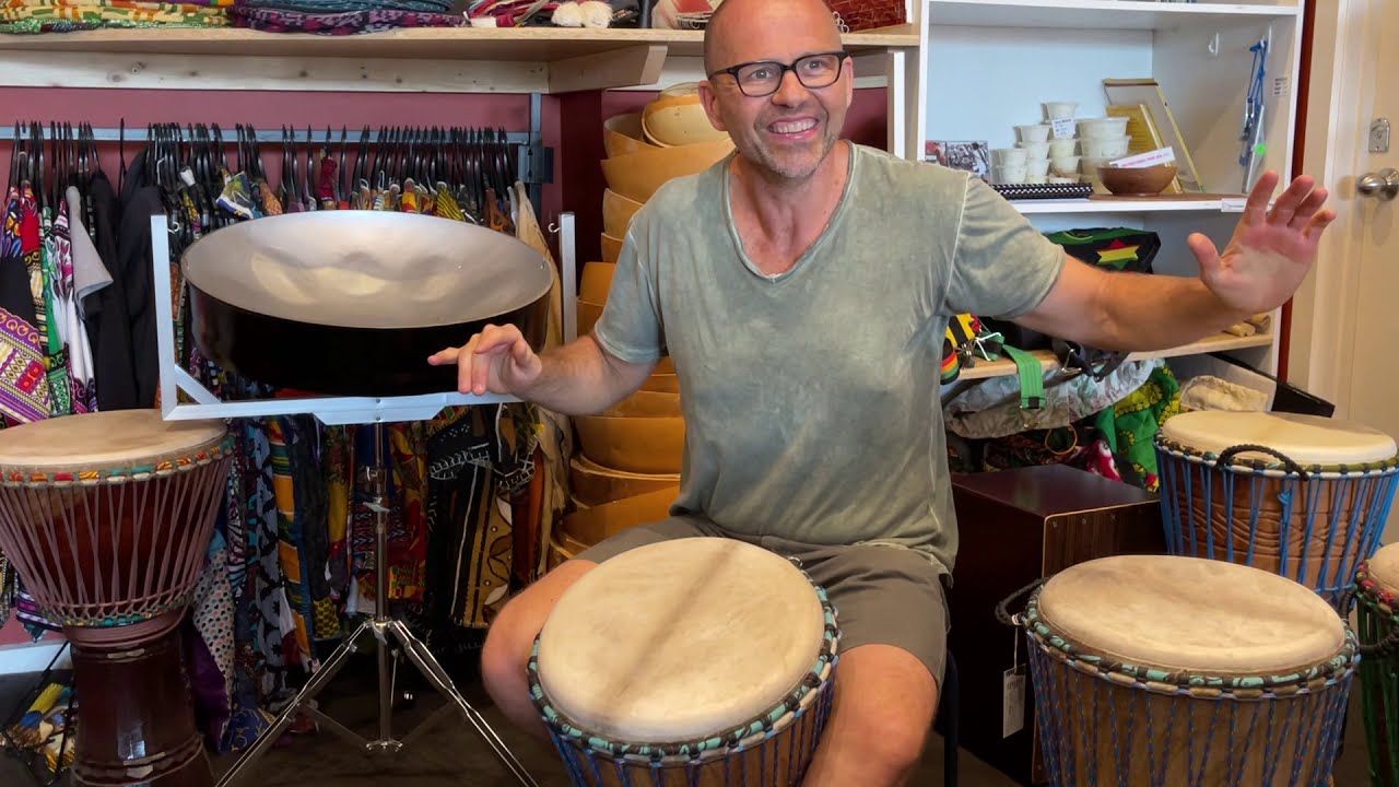 Ghana djembes (NEW!) Tundra, Equinox, Tony Duck - African Drumming