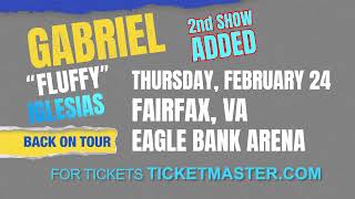 Gabriel Iglesias live Thursday, February 24, 2022 in Fairfax, VA at EagleBank Arena