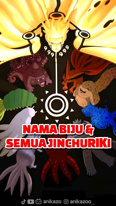 LENGKAP ‼️ SEMUA NAMA BIJUU BESERTA JINCHUURIKI DI ANIME NARUTO