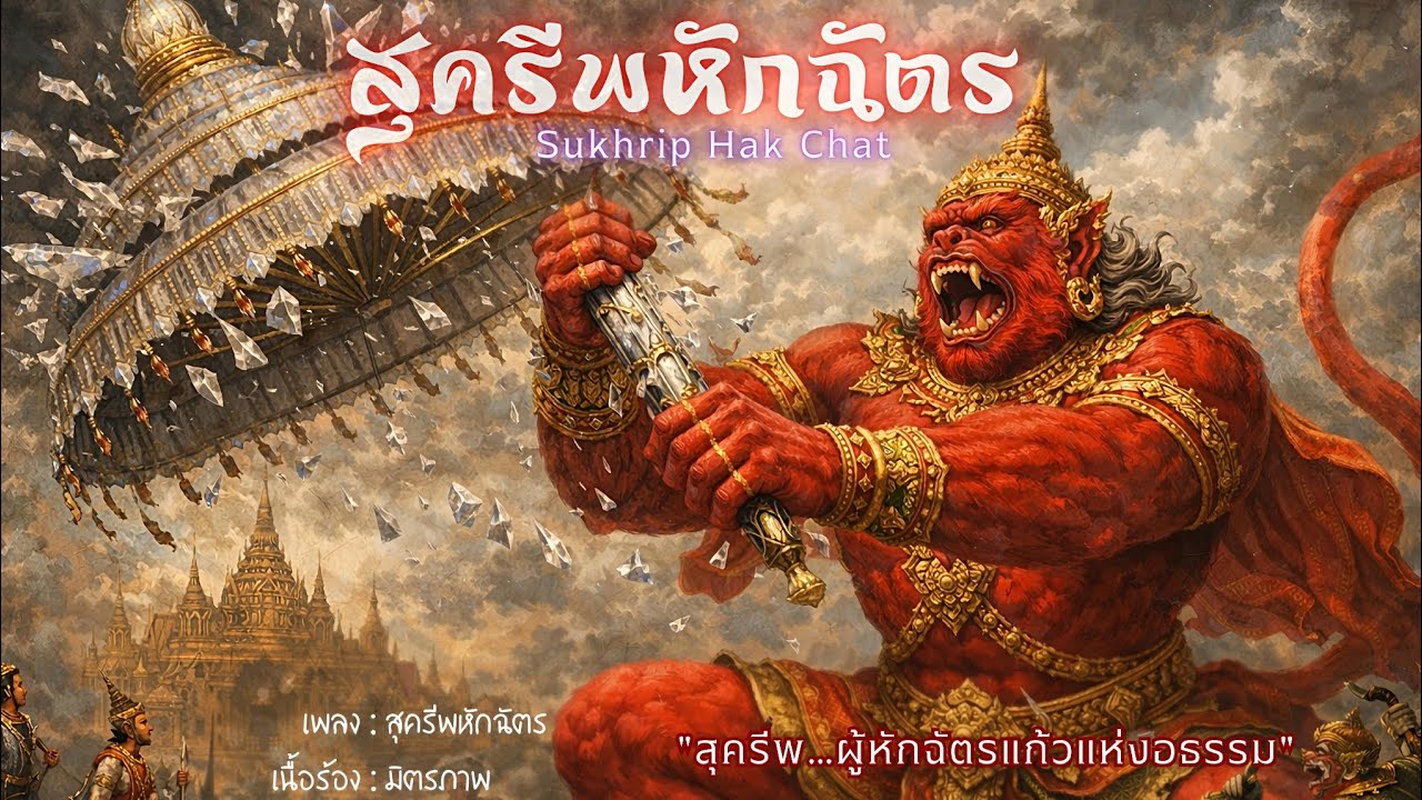 สุครีพหักฉัตร-[Mittraphap Official Music]    [เพลงเพื่อการศึกษารามเกียรติ์]