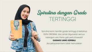 isi masker spirulina 1 botol