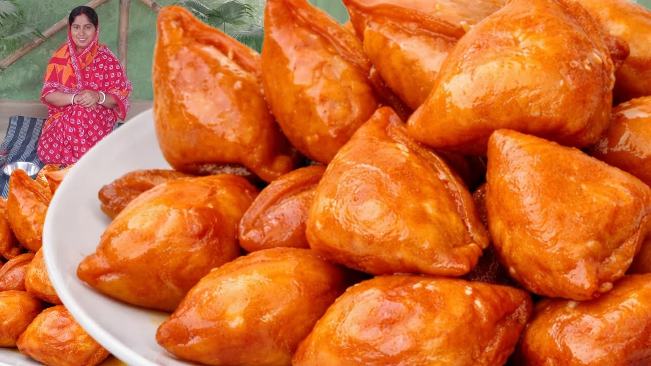 বাজারের মতো মিষ্টি সিঙ্গারা এবার ঘরেই! misti singra recipe 