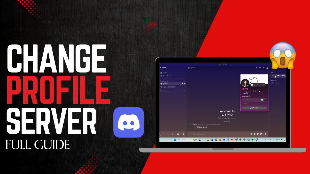 Edit Discord Server How to Edit Per Server Profile on Discord - YouTube