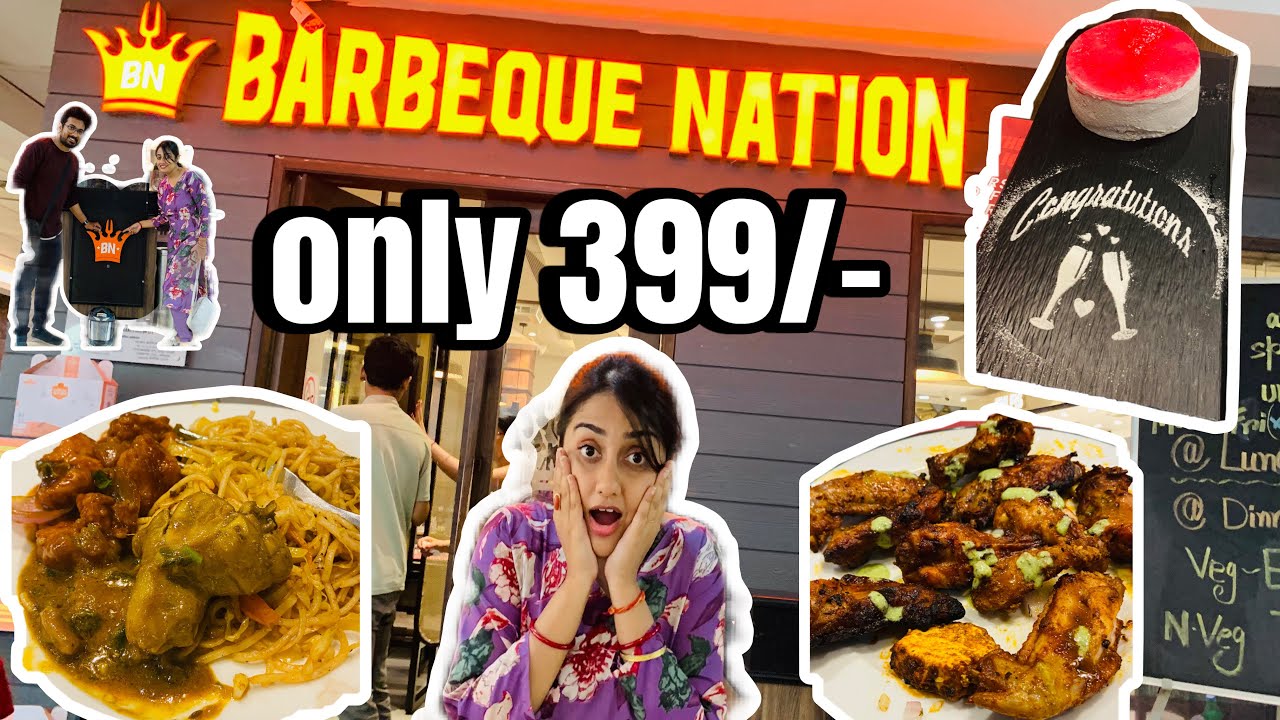 Barbeque nation only Rs.399/-??? xpress lunch See whats inside..Asansol Barbeque Nation lunch ||
