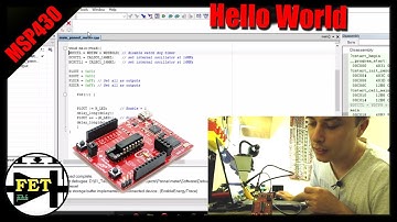 MSP430G2553 programming tutorial - Blink an LED