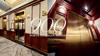 OUTSTANDING Custom 1400 FPM Fujitec Traction Elevators | 900 N Michigan Residences | Chicago, IL