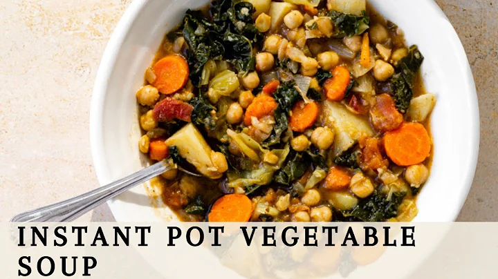 Instant Pot Vegetable Soup | 5-minute healing soup