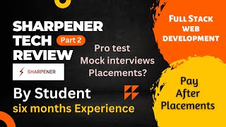 Sharpener Tech Reviewpart 2 After 6 Months, Honest Student Reviewmock Interview,Test,Spirit Guide