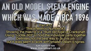Thumbnail for REBUILDING A MODEL STEAM ENGINE CIRCA 1896 - PART #12