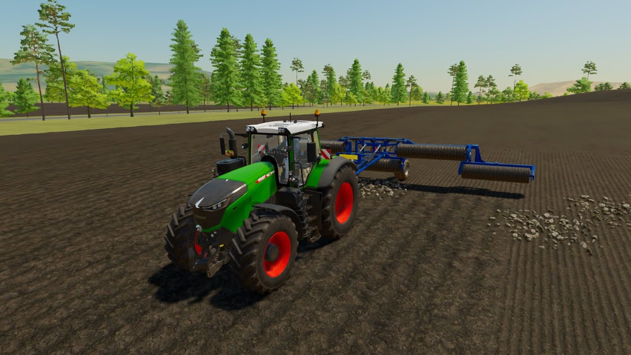 FS22 ROLLING FIELD AND SEEDING WILD WEST FARM