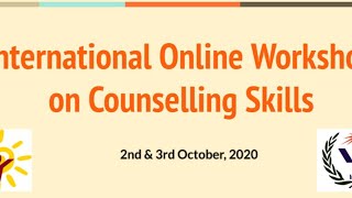 International Online Workshop on Counselling Skills- Day 2 screenshot 5