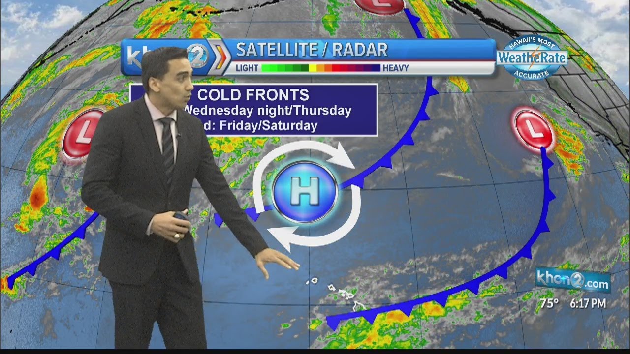 Breezy trade wind weather for next few days - YouTube