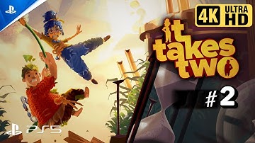 It Takes Two (PS5) | Gameplay | The Tree - Chapter #2 [4K 60fps]