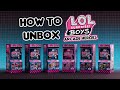 How to unbox boys arcade heroes  lol surprise