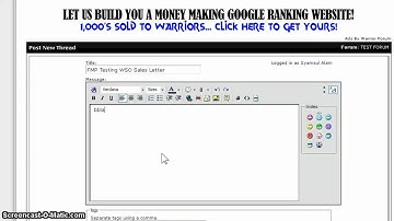Create a Sales Letter in Minutes!
