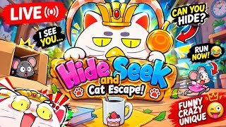 🤯Hide and seek 🙀 cat escape😶‍🌫️#HideAndSeekCatEscape #CatEscapeGame #viralgame2024 #recommended #sub