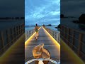 Bike your way to dinner the stunning bridge at the residence maldives indieplaylist indiefolk