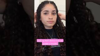 how i style my goddess braids⭐️#curlyhair #protectivestyles #braids