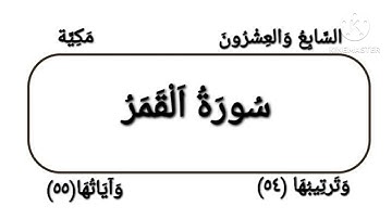 054   Al Qamar  سورة القمر  الشيخ هاني عيد