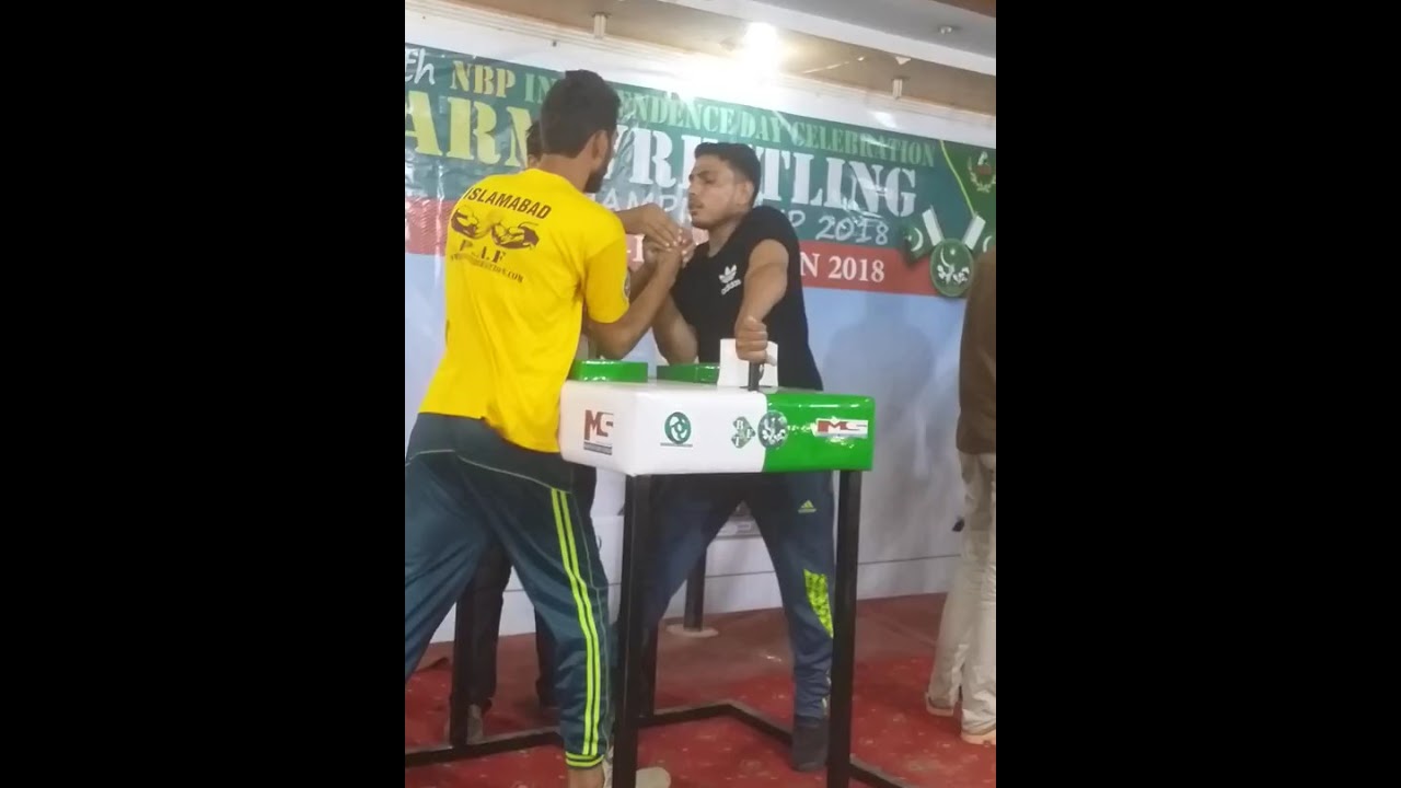 Hamza Mir(Isb) super match in Lahore for Mr pakistan 2k18 | Islamabad arm wrestlers