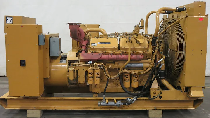 Caterpillar 500 kW diesel generator.  CAT 3412 engine, 325 Hrs, Yr 1987 - CSDG # 4604