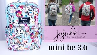 JuJuBe Mini Be Packed 3 Ways! | On The Body with Mom, Toddler and Dad