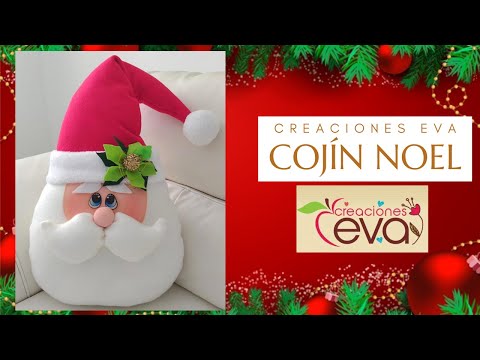 Cojín Navideño Cara de Noel