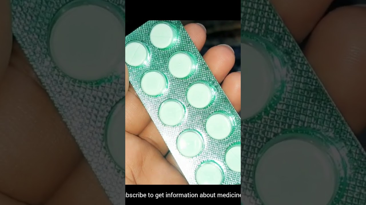 Paracetamol & Dicyclomine tablet dosage