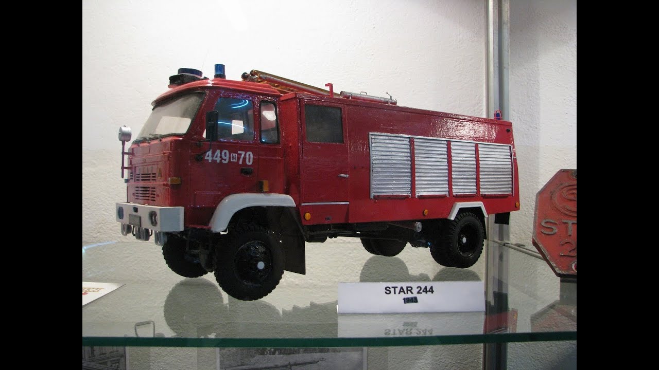 Piotr Zegarskis Papercraft Fire Truck Replicas 2010 Exhibition