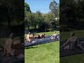 Who needs money when you have a big sheet of plastic, a water hose and your cousins? #fuckmymoney