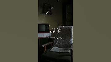 تلاوة القرآن الكريم. سورة. النمل الأيه (87)🎧🌱