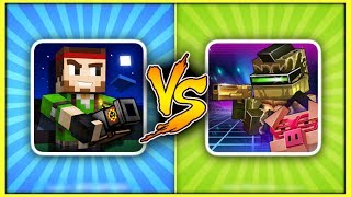 Pixel Gun 3D (12.1.1) vs. PixelField (1.2.3) screenshot 3