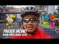 Parade Momo Maskot Asian Para Games 2018