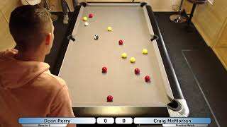 Race to 4 - Dean Perry vs Craig McMorran #billiards #pool #8ballpool