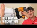 How to Trim Out a Window