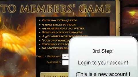 Change your Runescape username in Free2Play!