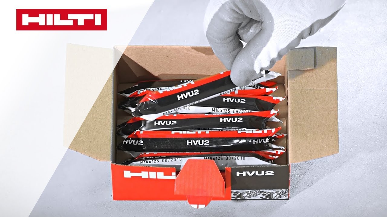 TUTORIEL de la cheville chimique Hilti HVU2 Montage