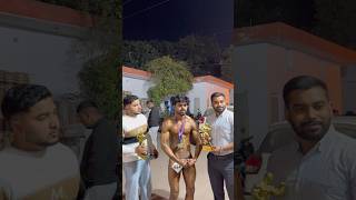 Natural body dekho 1st 🥇 place 💪 #dfitnessvlogs #ytshorts #bodybuilding #motivation #gym