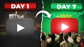 0 ➜ 1,000 Subscribers in 7 Days: Here's the Secret