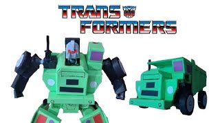 Papercraft - Transformers G1: Long Haul | Review (Devastator Part 3)