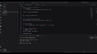 Sql data analysis using llm and langchain pytjon 