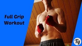 Calisthenics: Full Grip Workout for Beginners
0:00 Introduction
0:50 Finger Scissors
1:57 Walking Extensors
2:43 Explosive Extensors
3:11 Door Pinch
3:50 Door Finger Hold
4:54 Wrist Flexion/Extension
5:44 Wrist Supination/Pronation
6:23 Wet Towel
Cheat sheet: http://i.imgur.com/dHGLl5U.png
Training your grip is an important part of bodyweight fitness and calisthenics.
I have created this beginner routine for people who have zero equipment (no pullup bar, no gripper, no extensor bands, etc.) to get some good noob gains on their grip in their first 2-3 months of training.
To increase your grip beyong this routine, training with proper weighted equipment is recommended. Go get a good gripper, a pullup bar for hanging work, plates for pinching, dumbells for the wrists, extensor bands for your hand extensors etc.
I invite everyone to visit the /r/GripTraining subreddit for their awesome FAQ and take part in the friendly community.
I hope you enjoy it and feel free to leave feedback, criticism, etc. Calisthenics: Full Grip Workout for Beginners