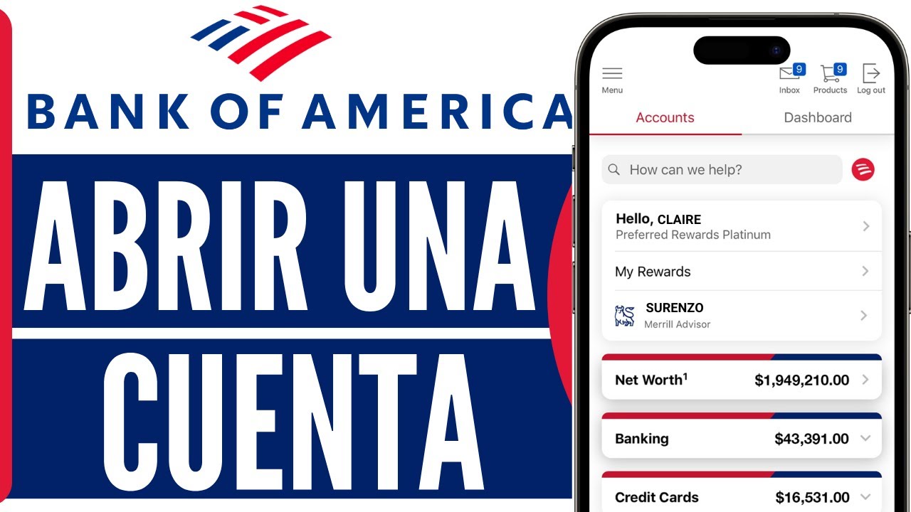 Cómo Abrir Una Cuenta En Bank Of America Online (2024) - YouTube