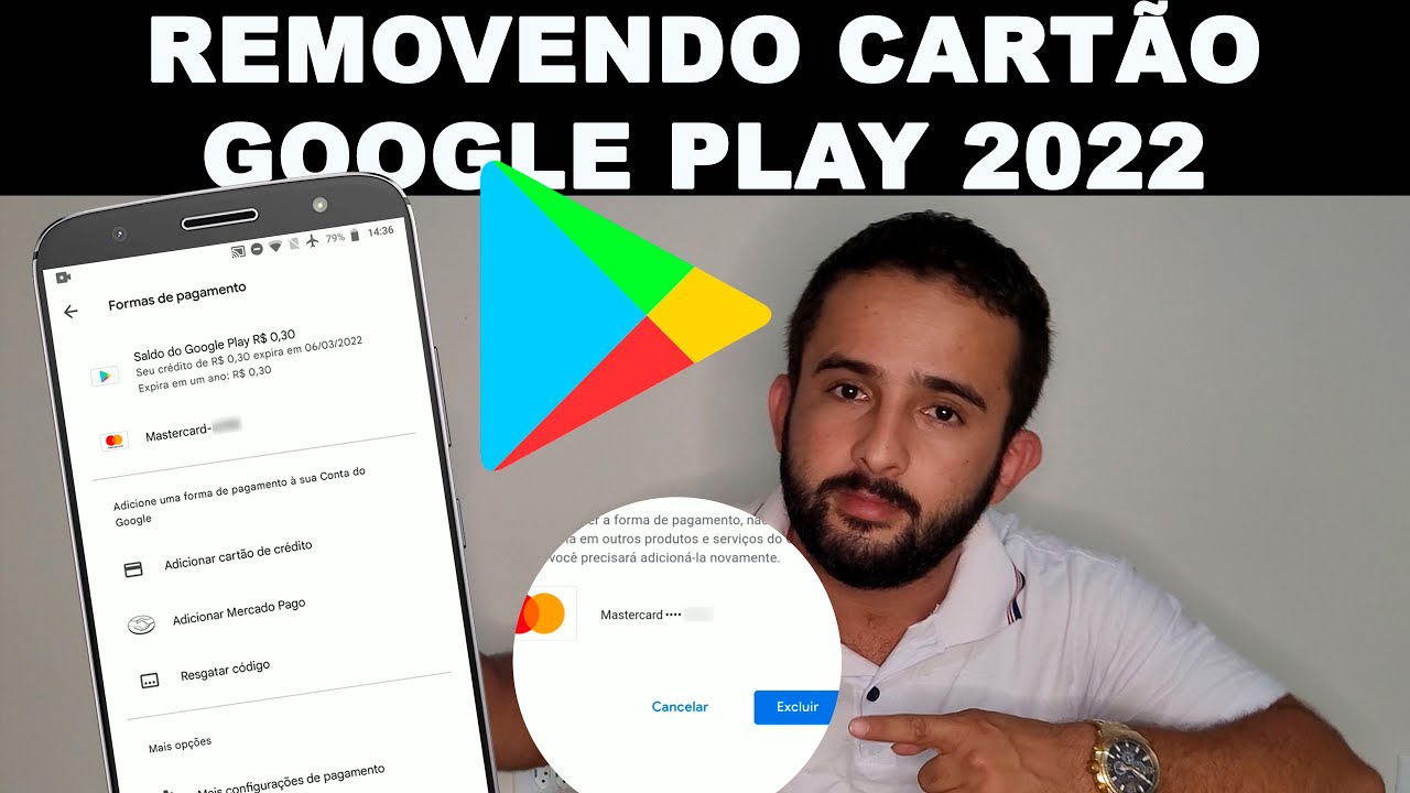 Como tirar o cartão de crédito do Google Play